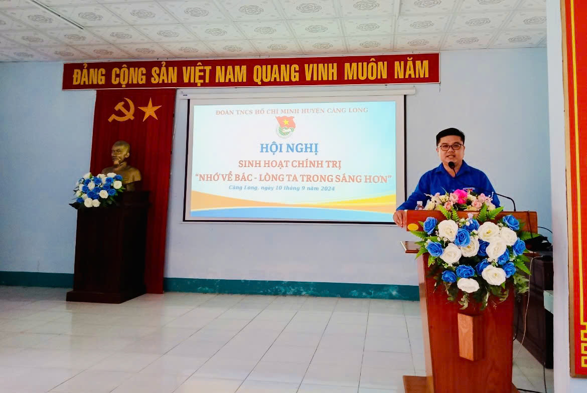 CÀNG LONG: Tổ chức Sinh hoạt chính trị “Nhớ về Bác,  Lòng ta trong sáng hơn” – Kỷ niệm 55 năm thực hiện Di chúc  của Chủ tịch Hồ Chí Minh (1969-2024)